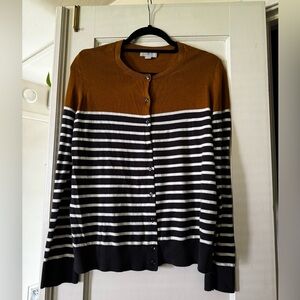 Loft Striped Cardigan
